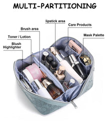 BOYATU two small pouches for compact cosmetics storage