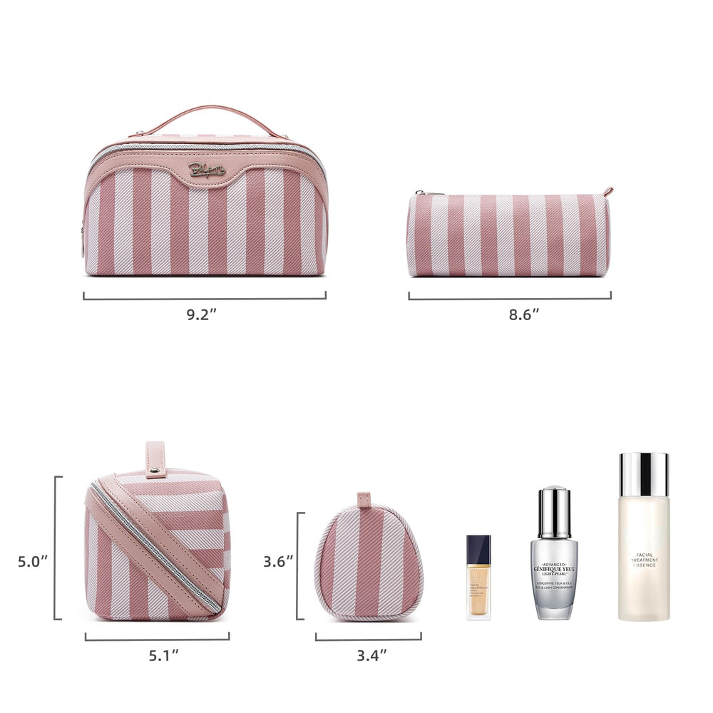 Boyatu waterproof PU leather keeps cosmetics safe on rainy days.