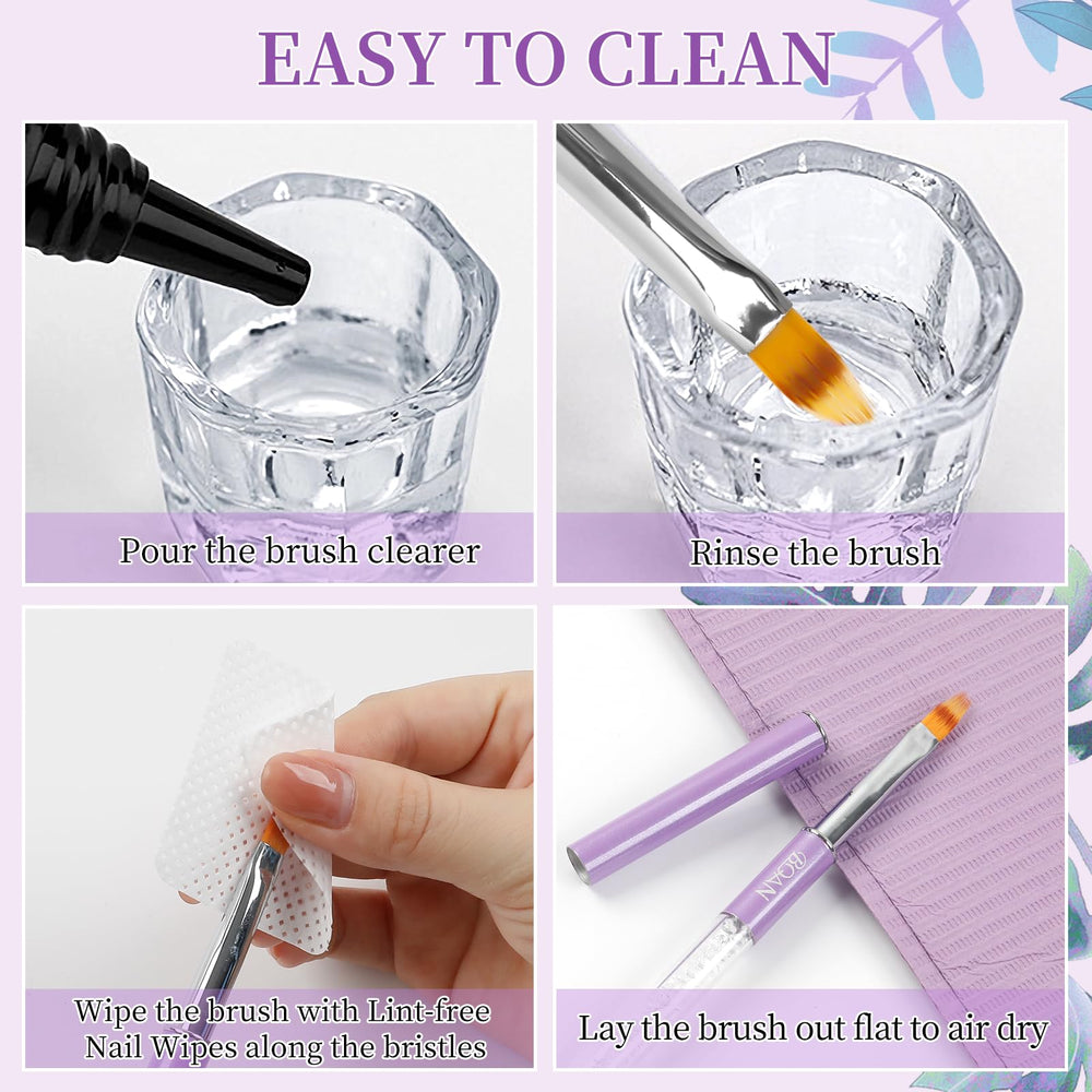 BQANCleaning-ready brush sparkling under salon lighting for easy maintenance.