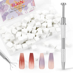 BQAN esponjas para uñas mini ombre, aplicación suave para degradados consistentes