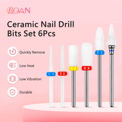 BQAN Ceramic bits close-up emphasizes durability and heat resistance