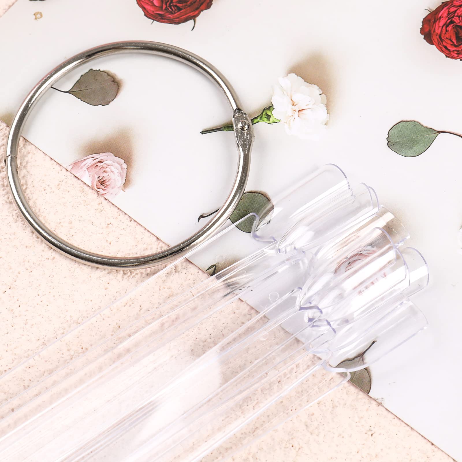 BQAN swatch sticks with sturdy metal rings for durable use.