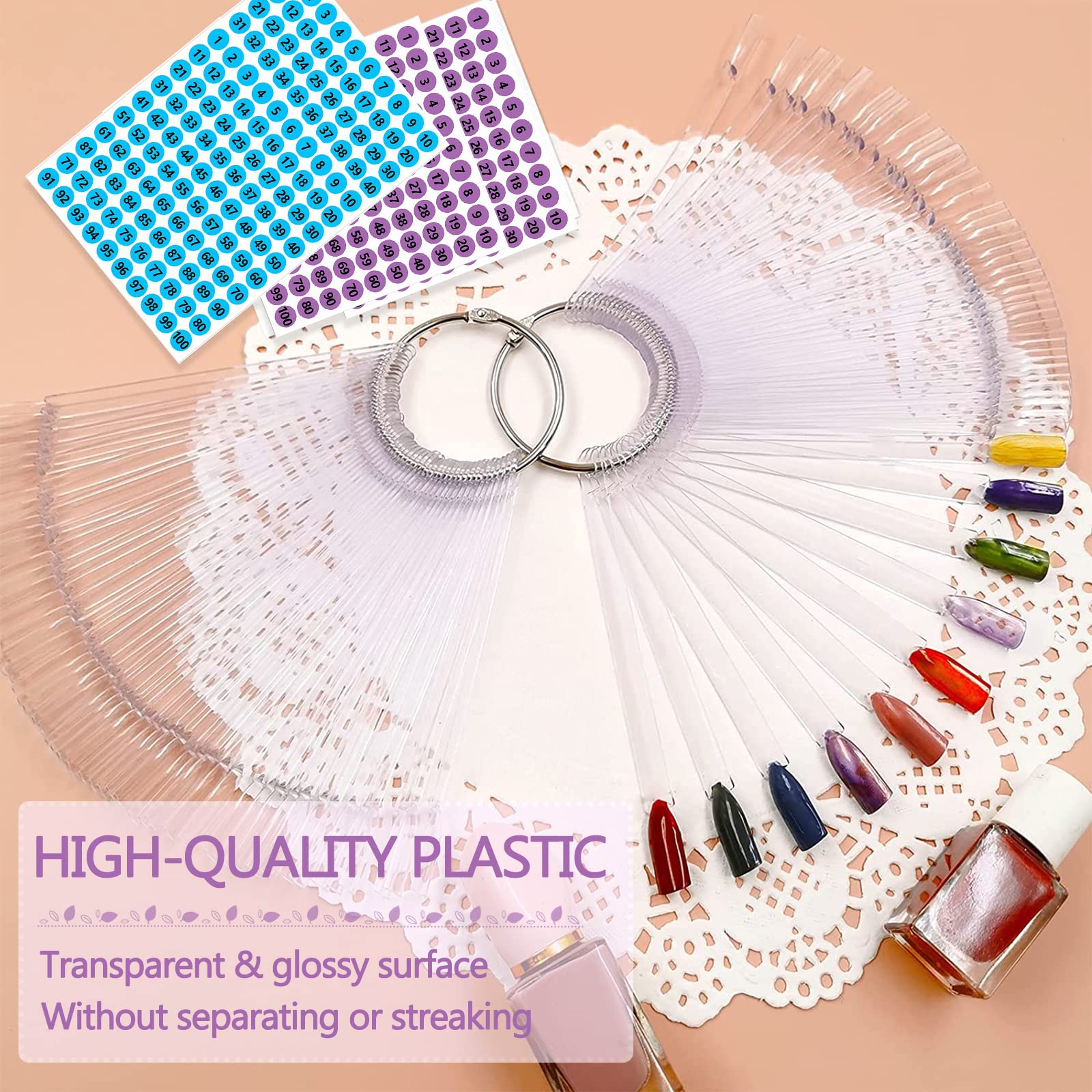 BQAN swatch set ready for salon display and color planning.