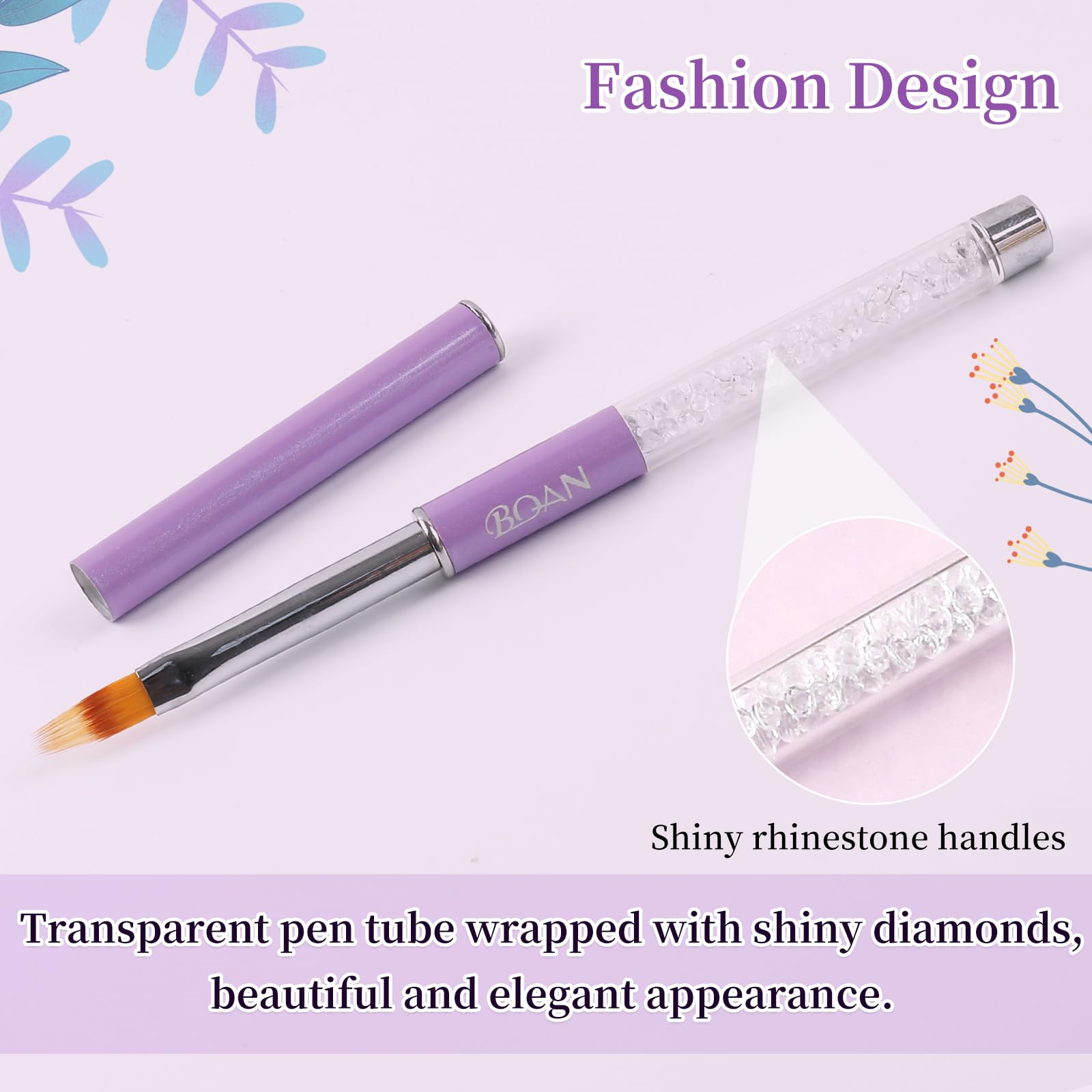 BQAN premium nail art brush suitable for professional salons.