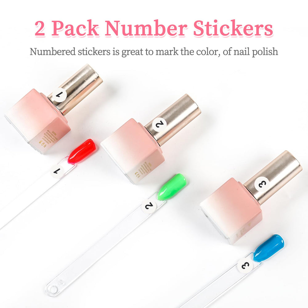 BQAN 2-pack accessory set with rings and stickers for efficient organization.