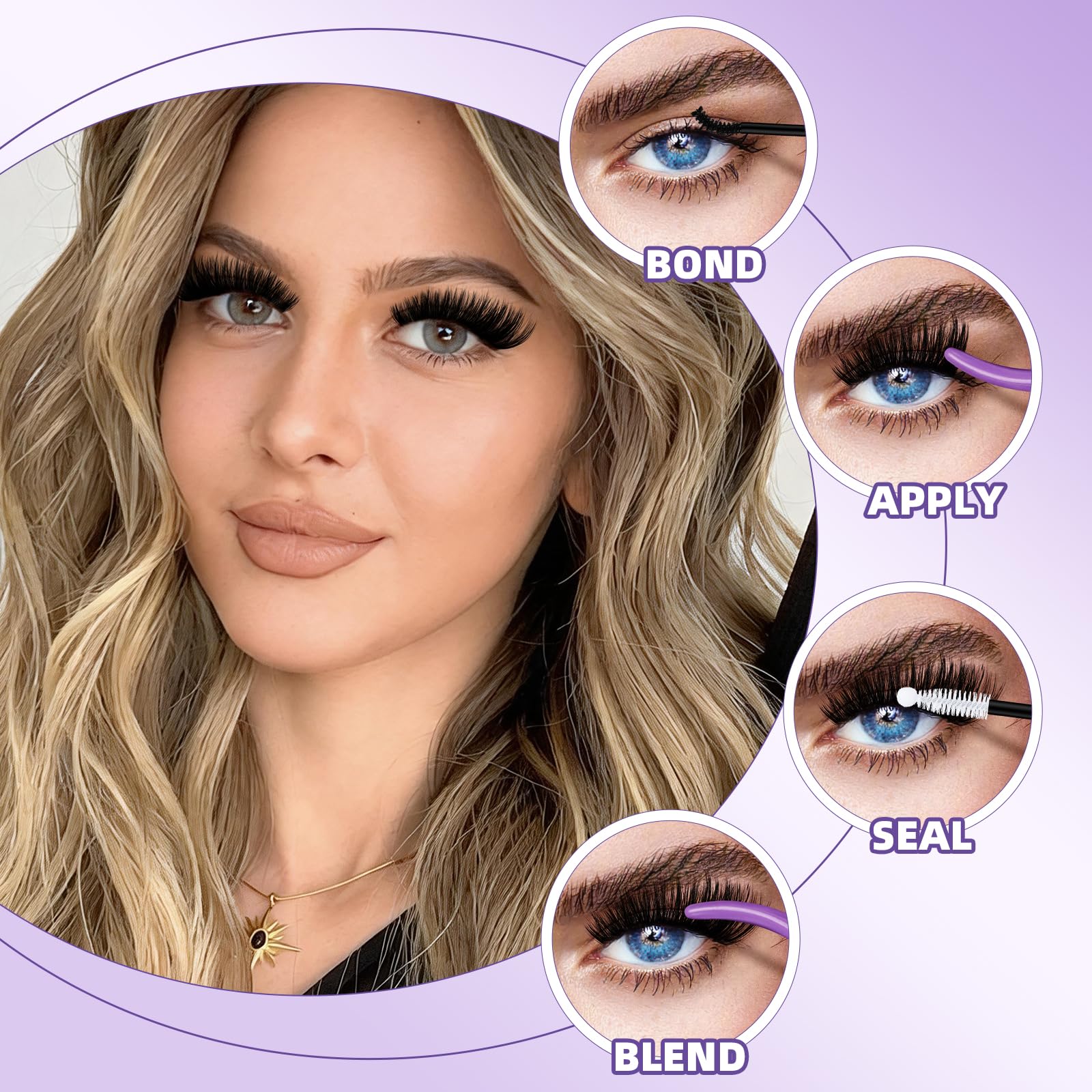 BQaugen beginner-friendly lashes help achieve professional results at home.