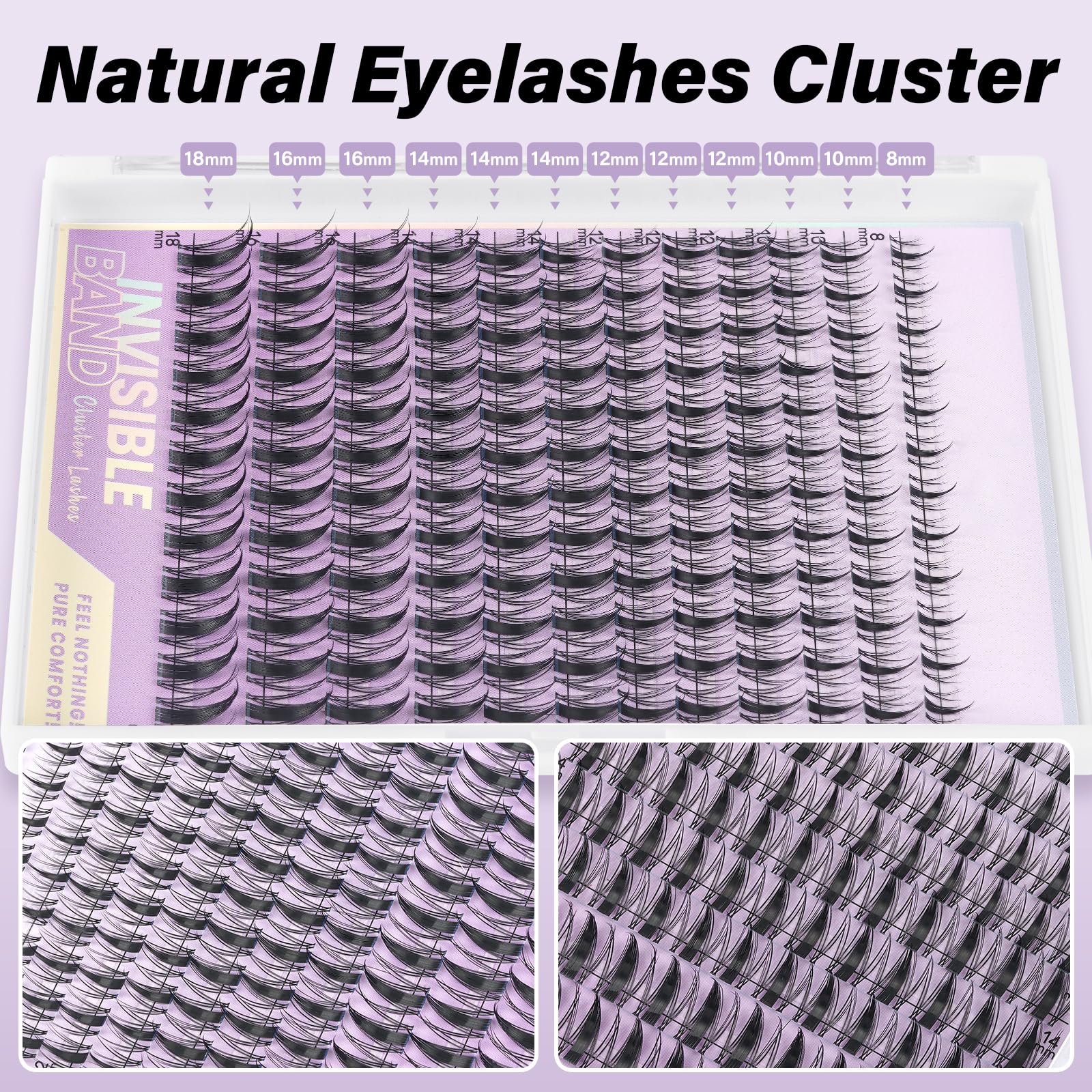 B&Qaugen Fairy Lash Clusters create manga doll eyes with wispy volume.
