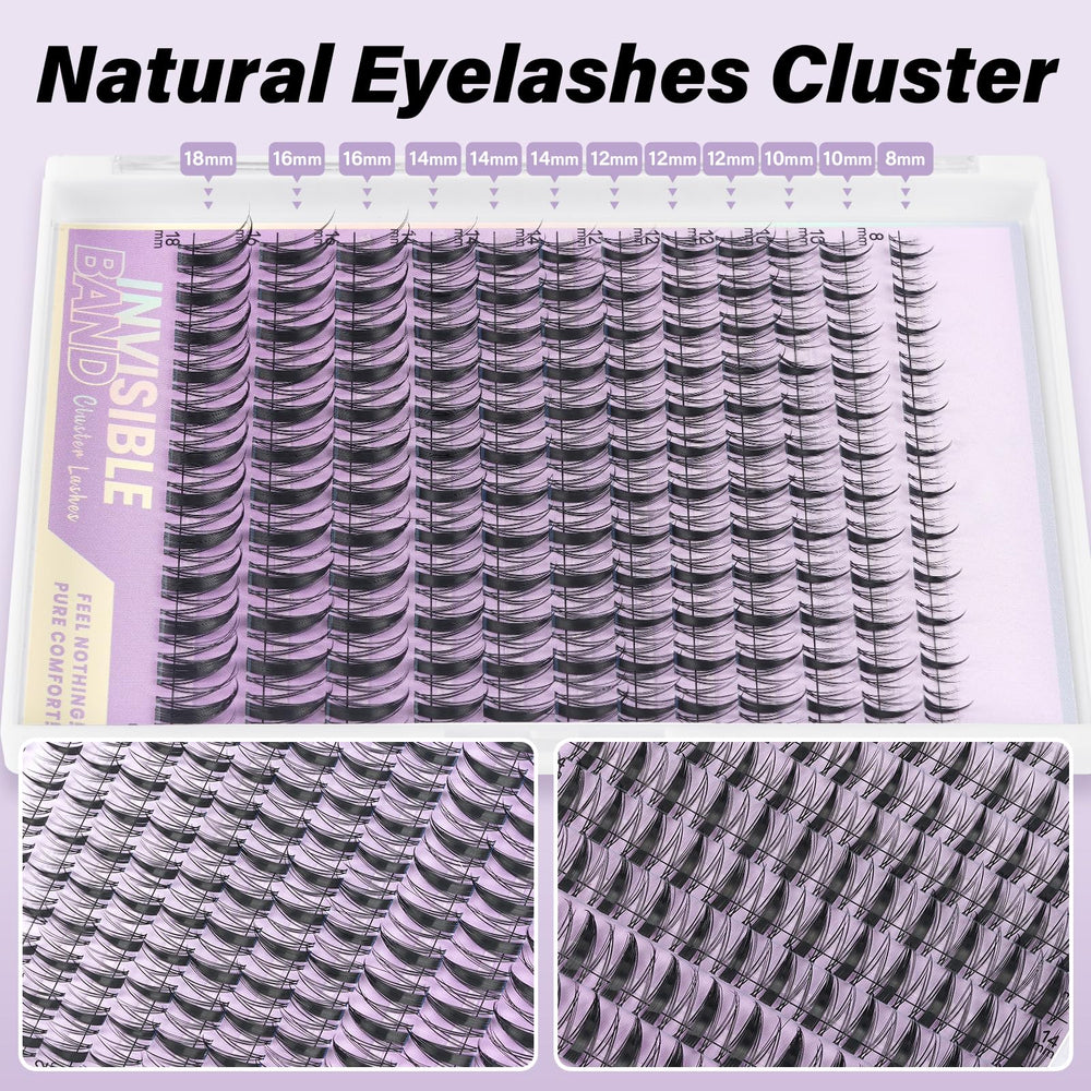 B&Qaugen Fairy Lash Clusters create manga doll eyes with wispy volume.