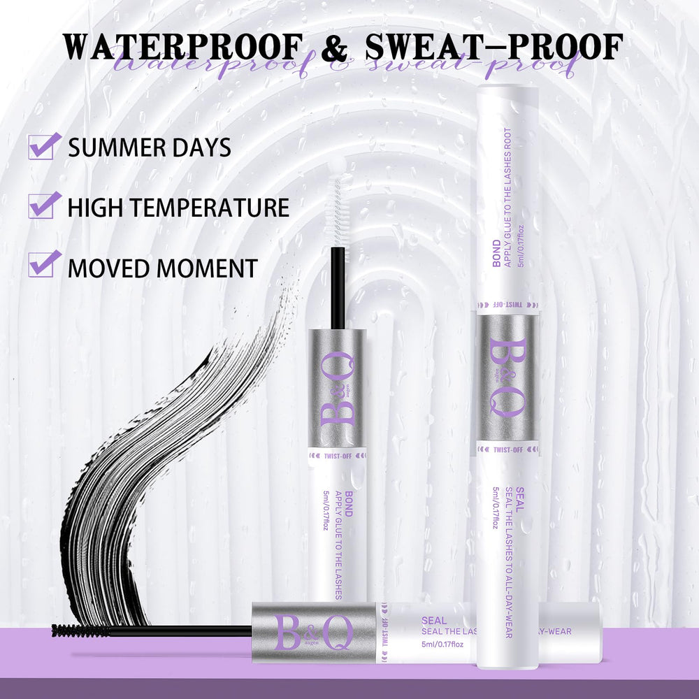 Close-up of precision brush for B&Qaugen lash bond and seal