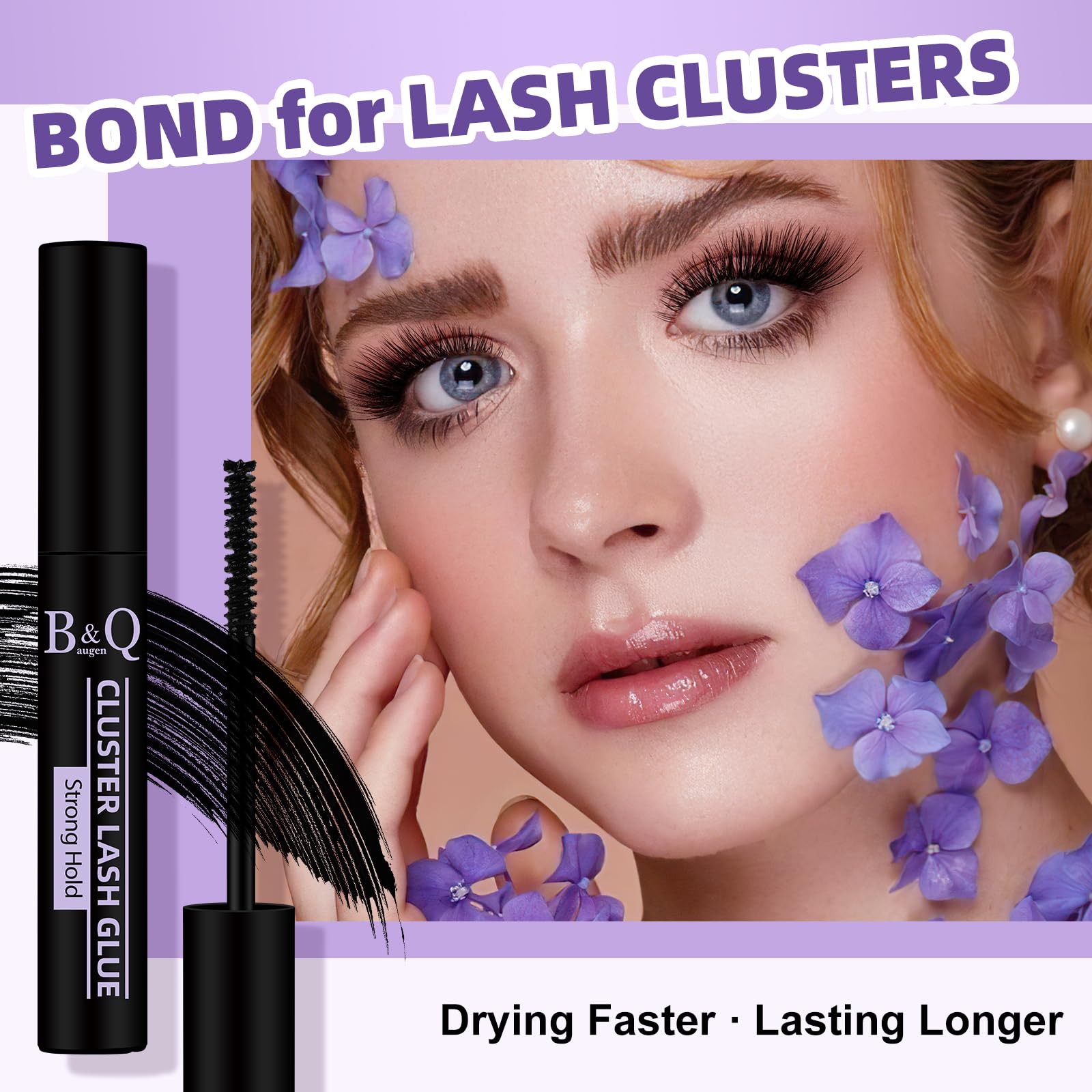 B&Qaugen waterproof lash bond is great for workouts and daily activities.