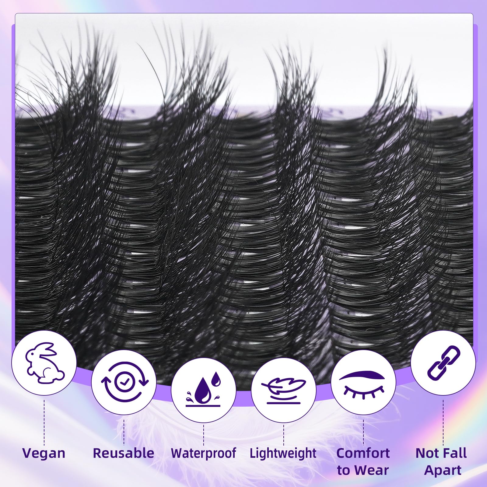B&Qaugen lash clusters easy DIY application for salon-like results