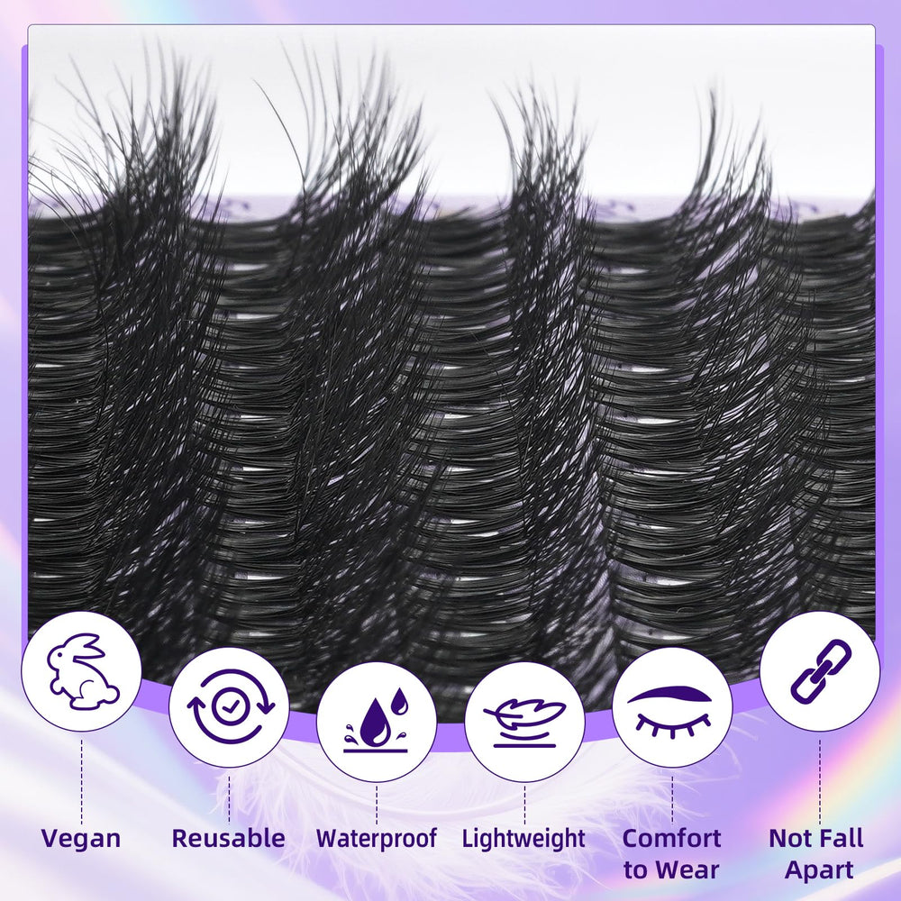 B&Qaugen lash clusters easy DIY application for salon-like results