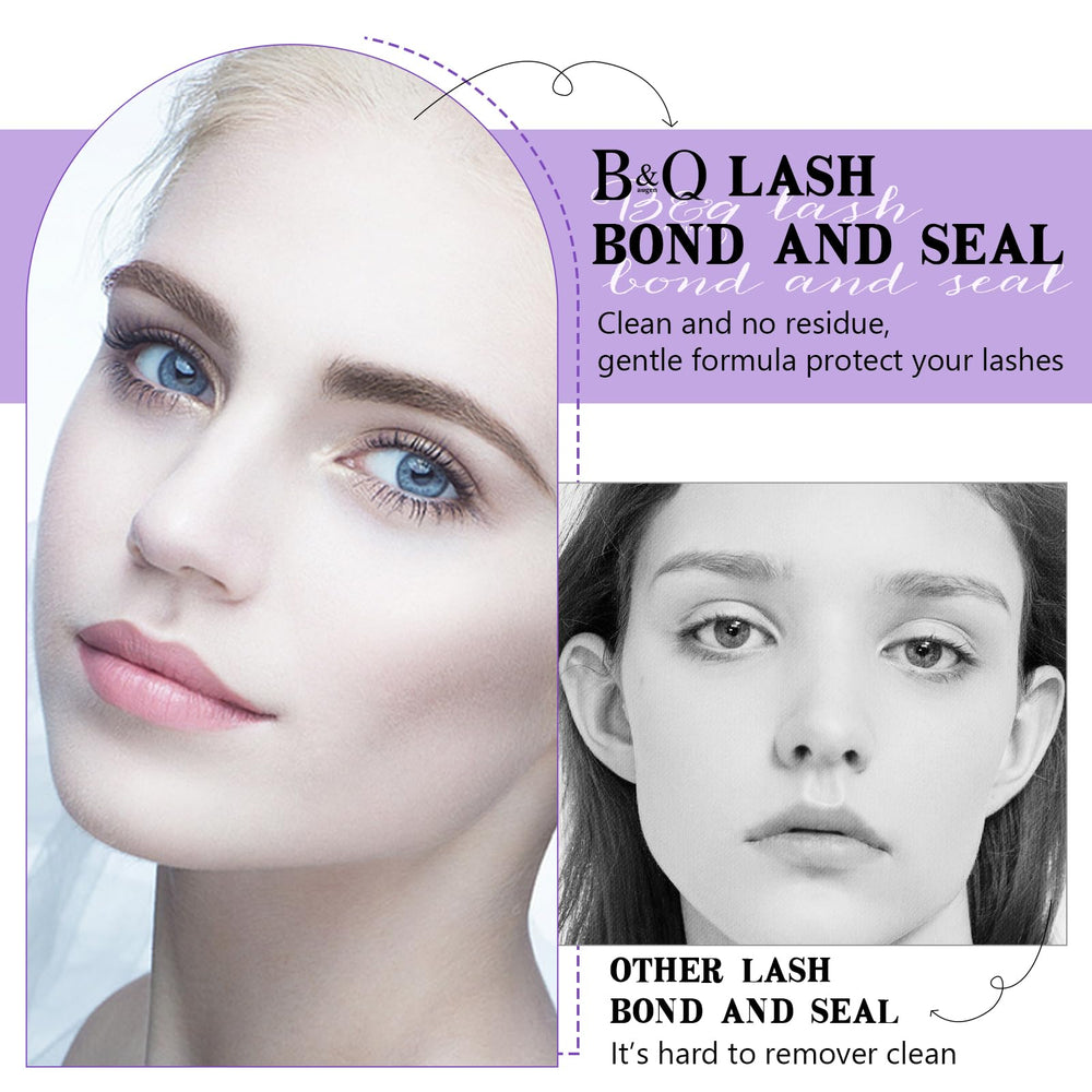 B&Qaugen Lash Remover with cotton pad for removal