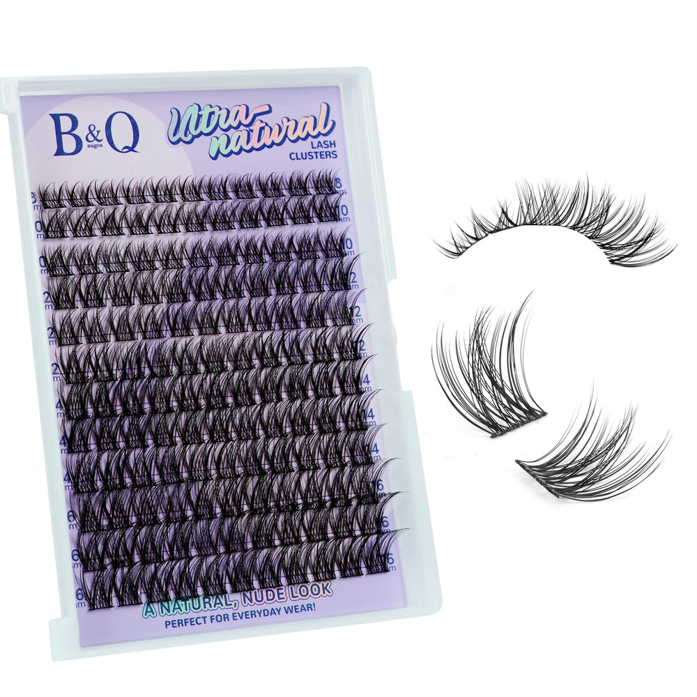 BQaugen Natural Lash Clusters 02 packaging ready for easy daily application