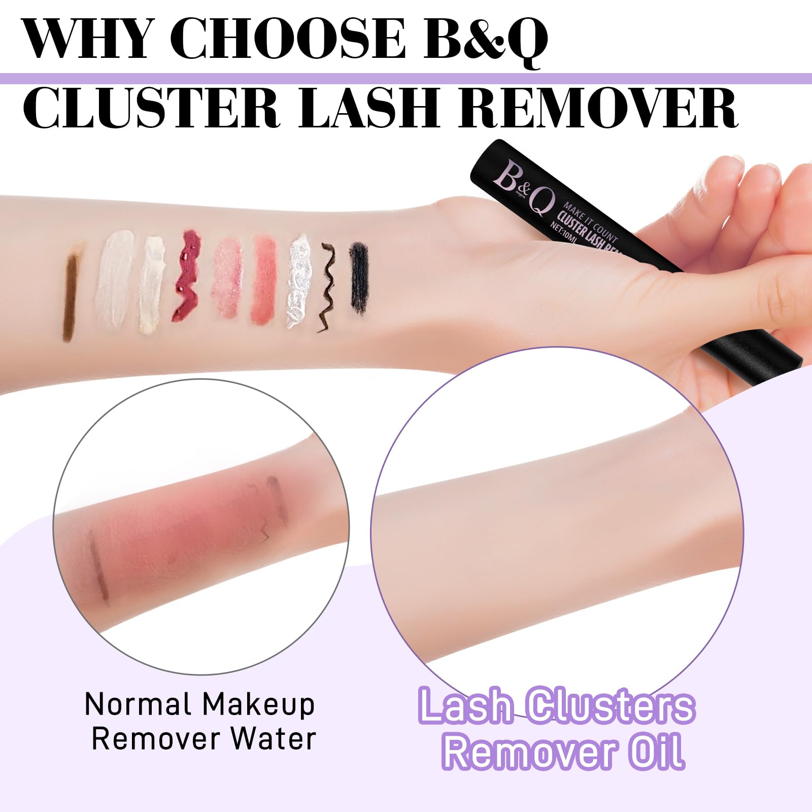 B&Qaugen vegan soft matte dark clusters blend seamlessly.