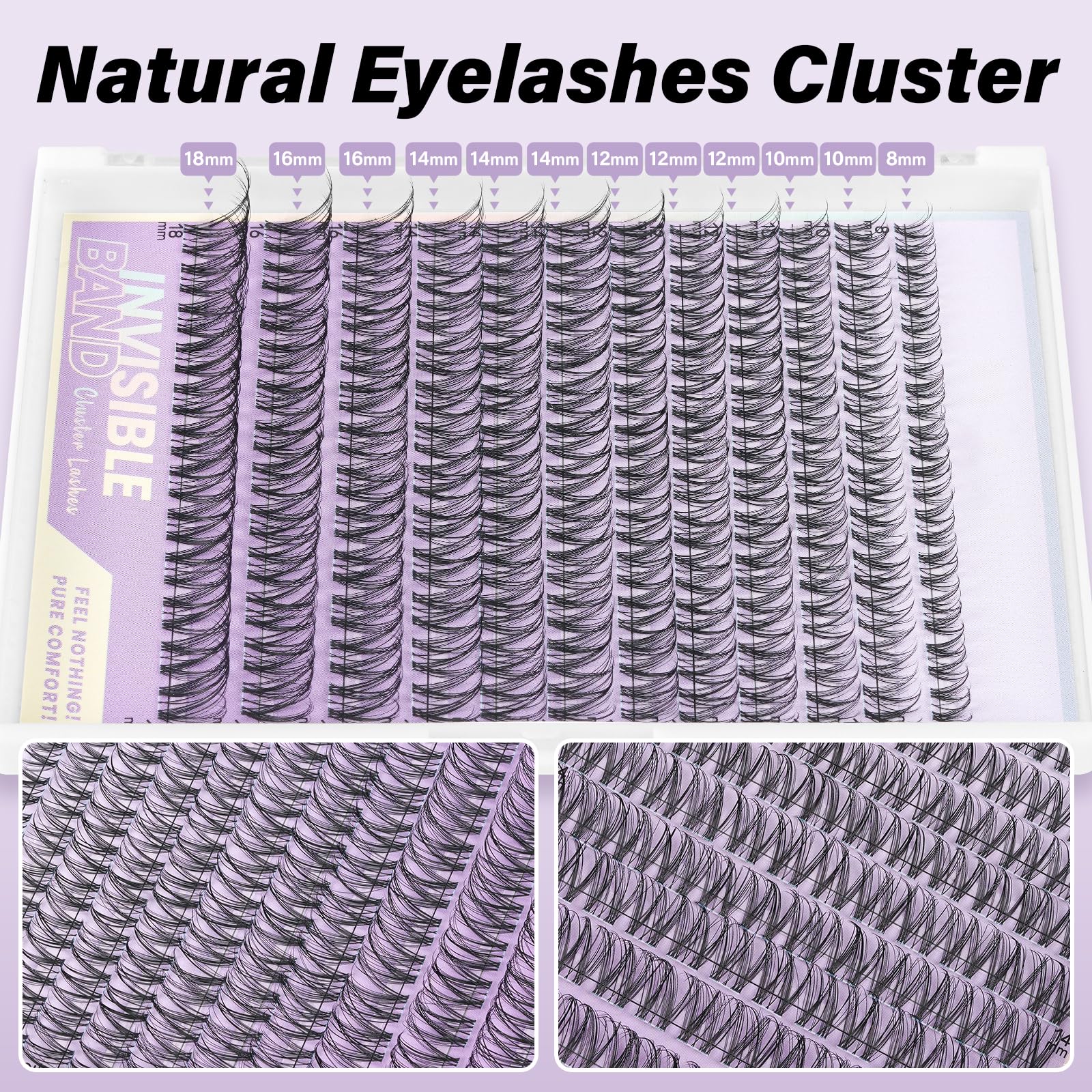 144-piece Venus Lash Clusters Kit for full lash effect.