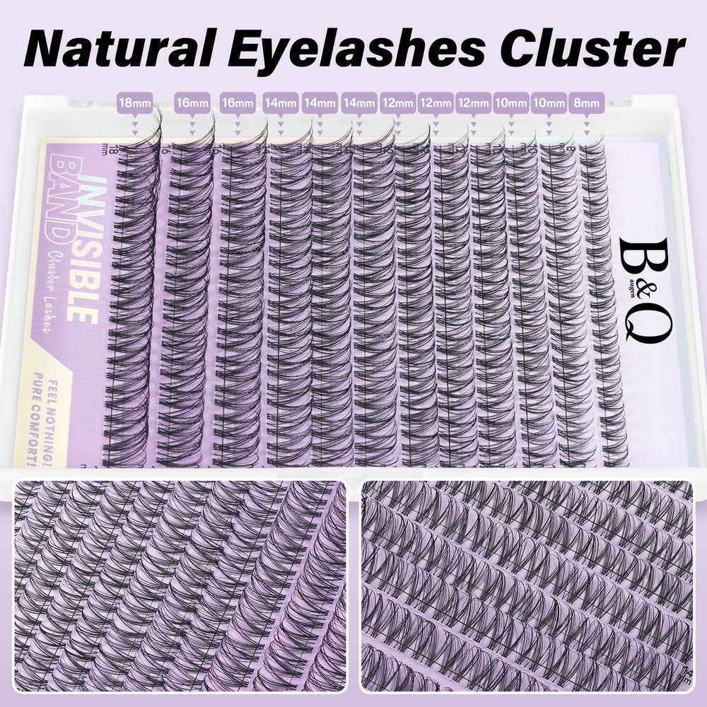 B&Qaugen Venus Lash Clusters lightweight comfort during wear