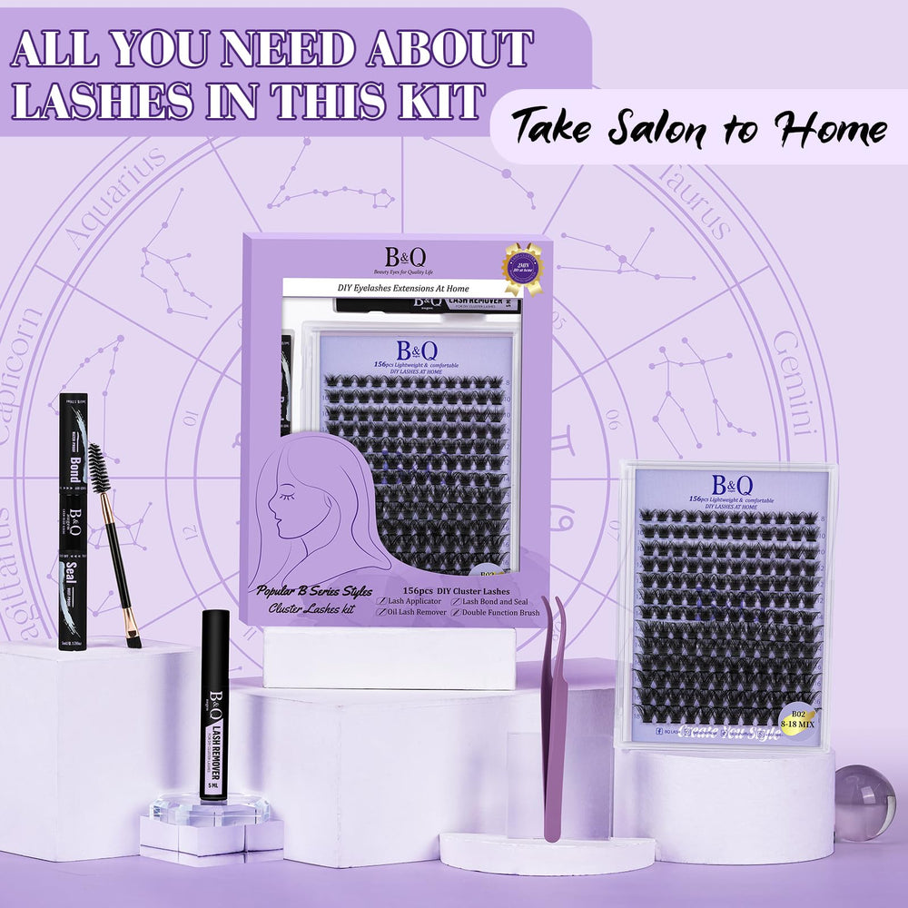 B&Qaugen Lash kit supports efficient routines and customizable styles.