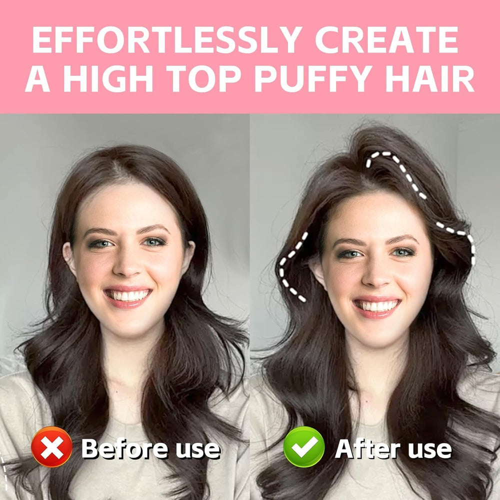 Branbox clip volumen rosa grande, sujeción firme en la raíz para más volumen.