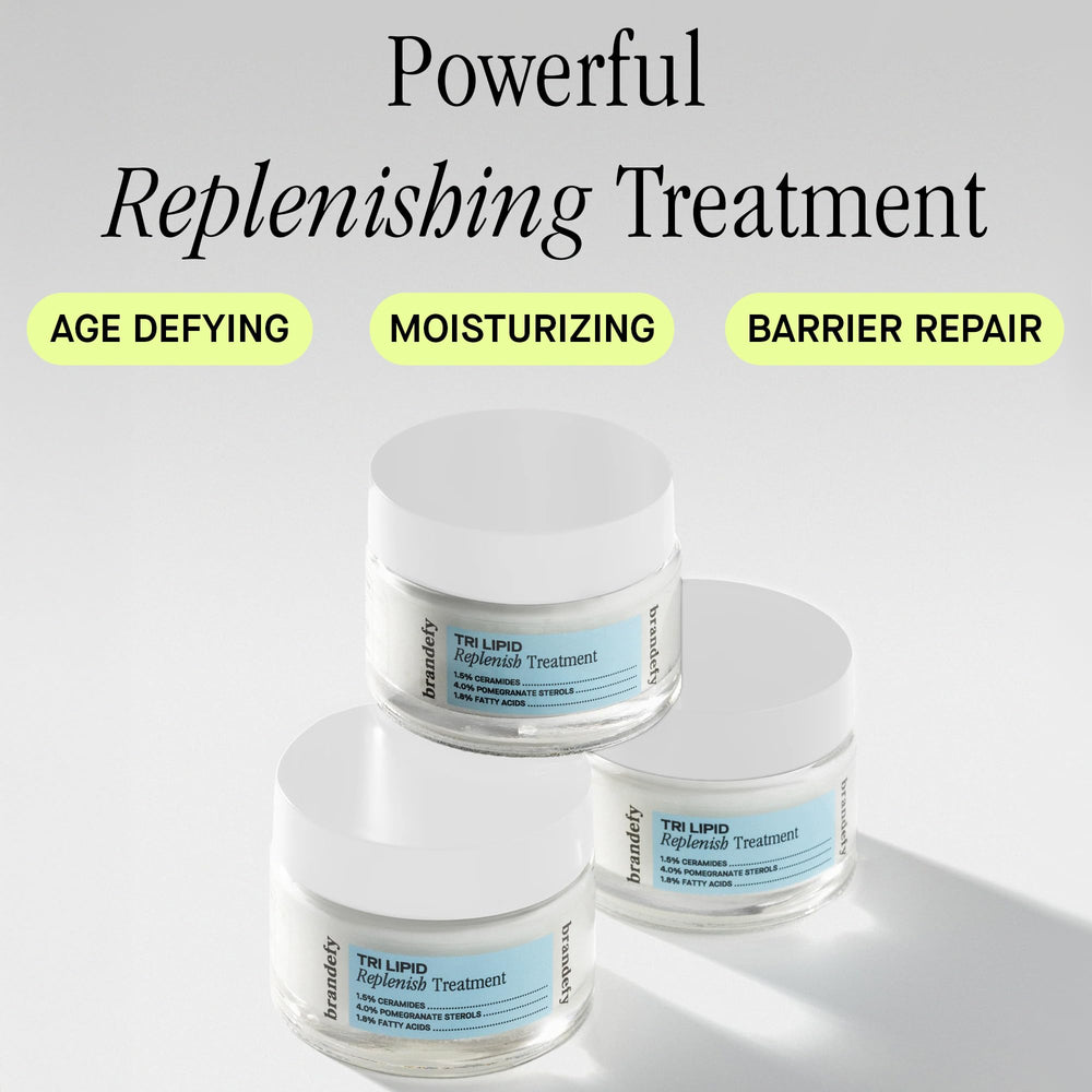 Brandefy Tri Lipid Replenish ceramide closeup showing rich texture