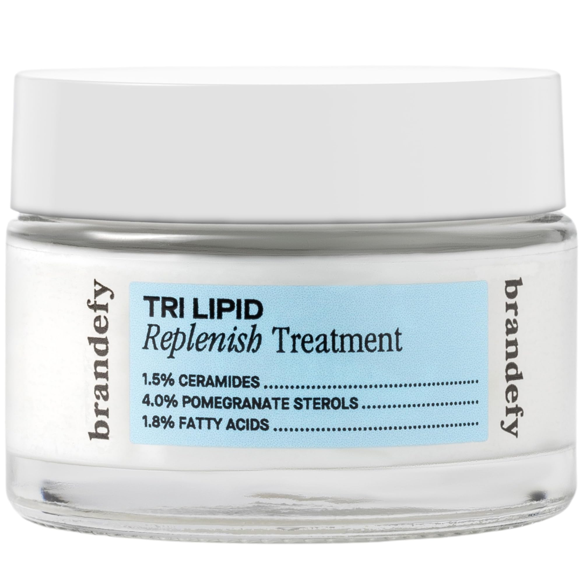 Brandefy Tri Lipid Replenish jar front for daily hydration