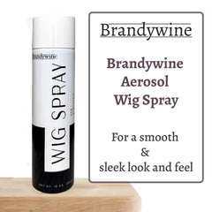 Brandywine Wig Spray: aplicación fácil en pelucas para acabado profesional.