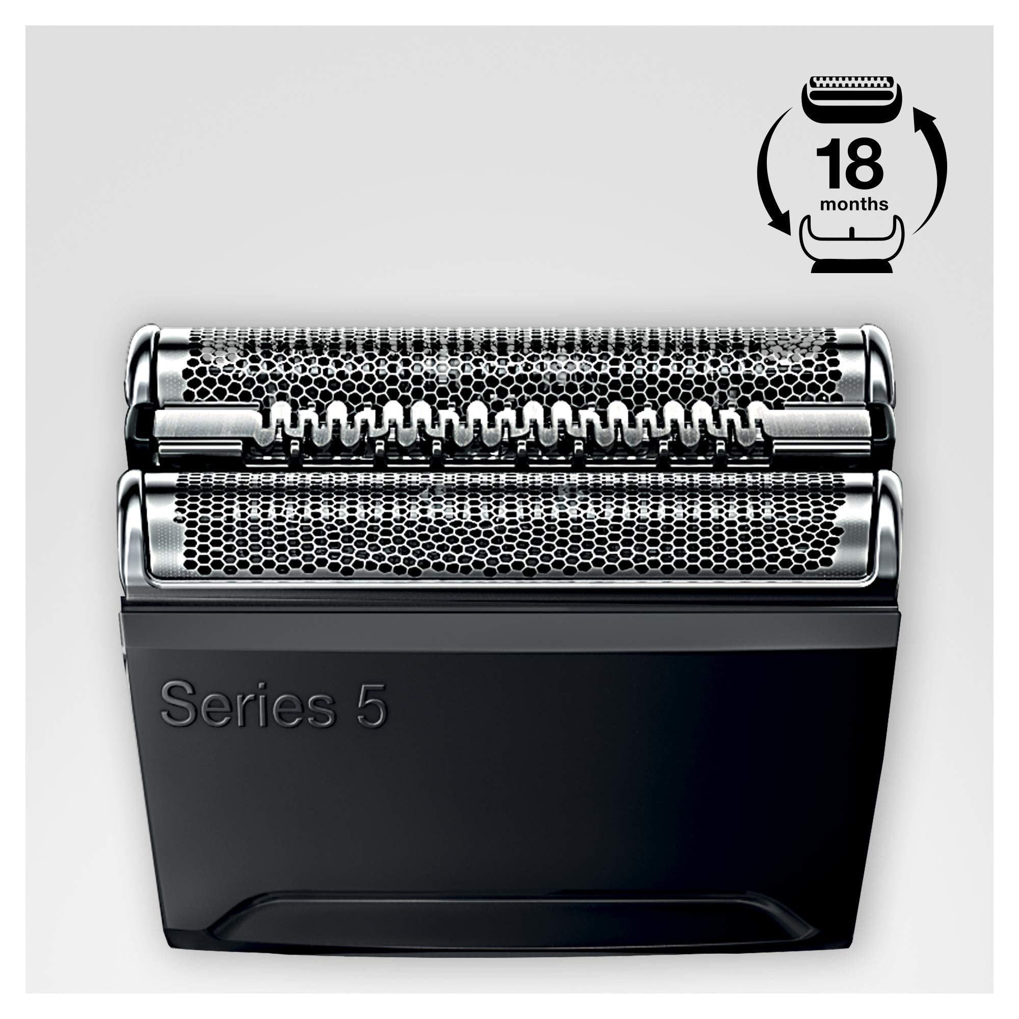 Braun 52S head assembly on razor for easy swap