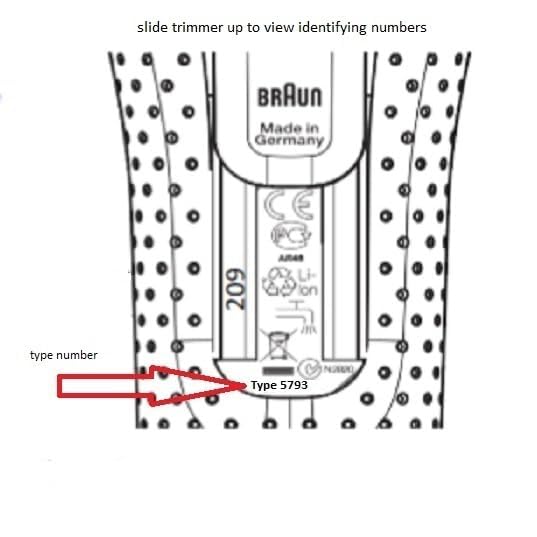 Braun Base 5430 docks the 5793 shaver for convenient charging and storage.