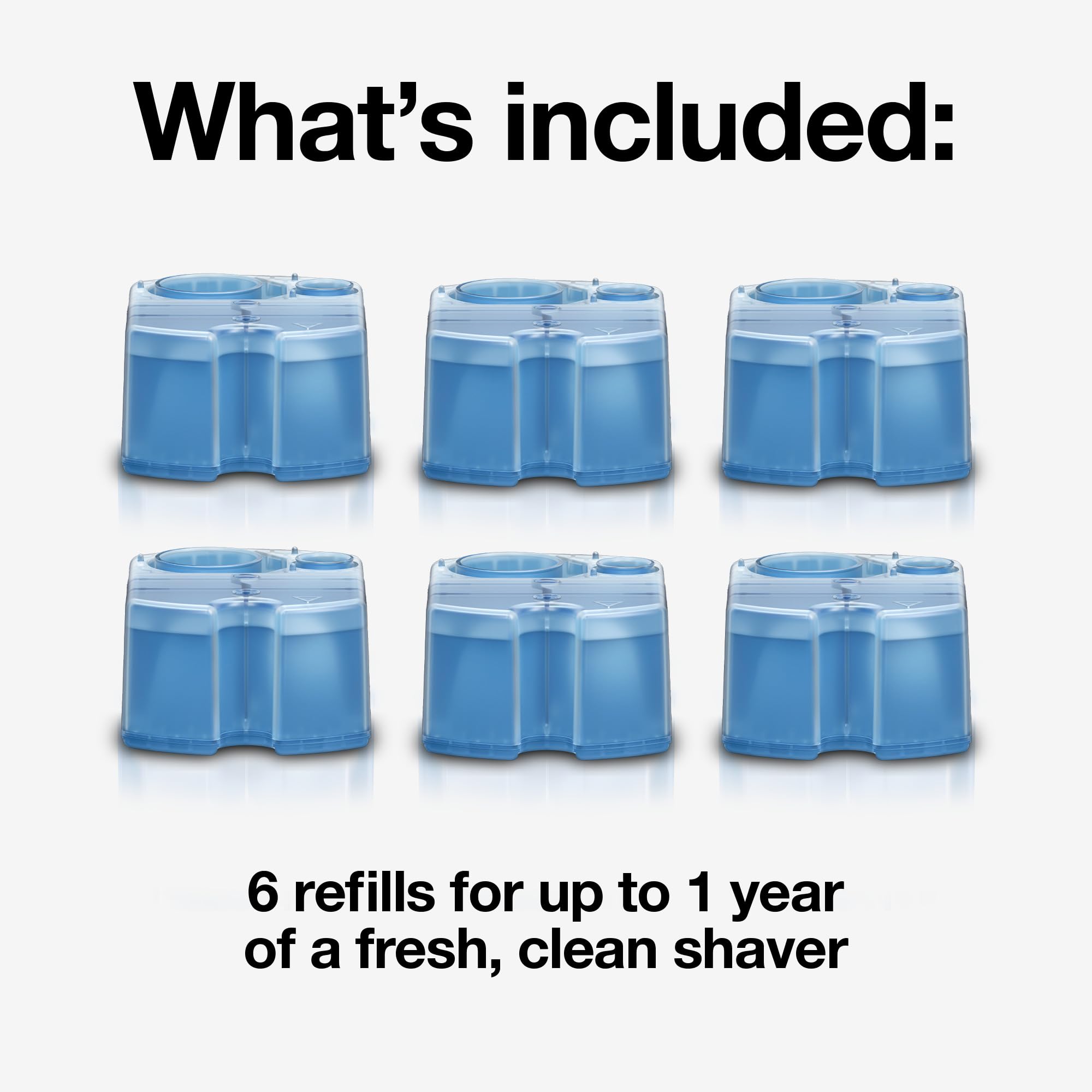 Braun Clean & Renew protection for blade life through lubricants
