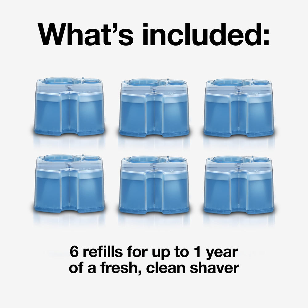 Braun Clean & Renew protection for blade life through lubricants