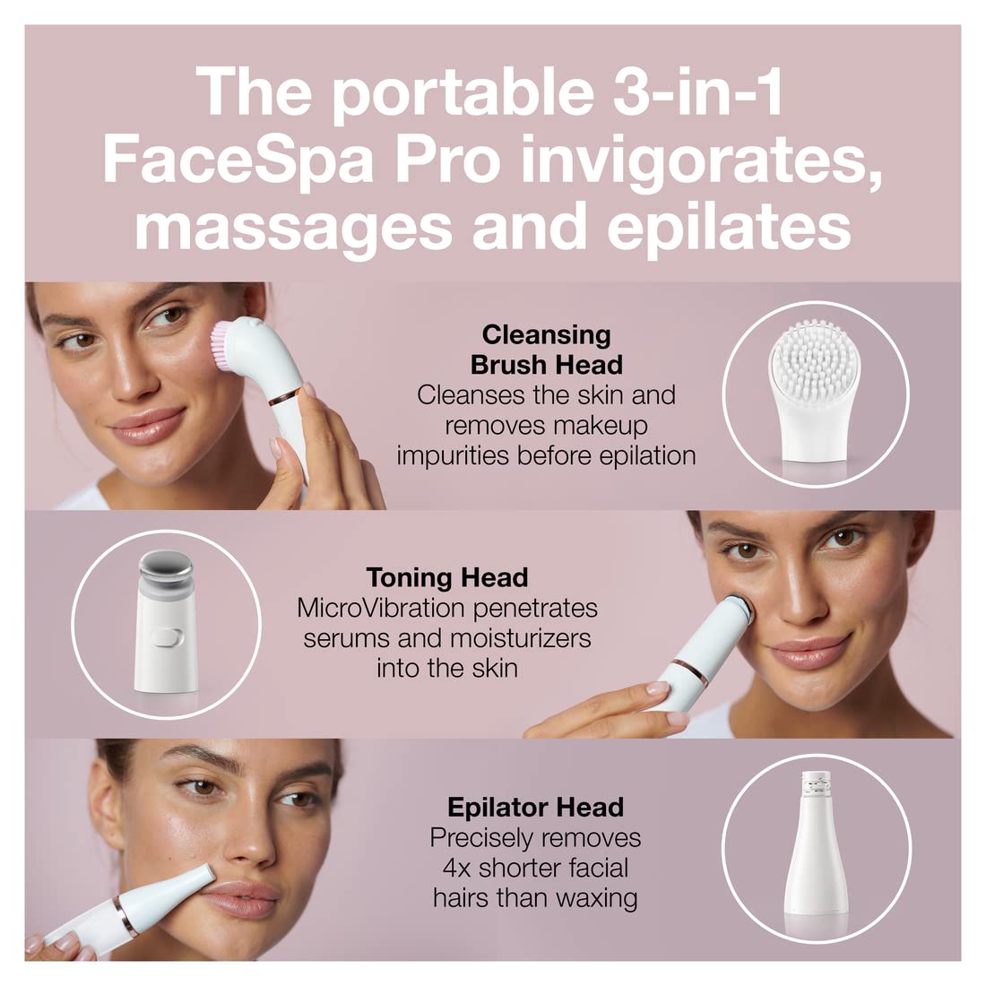 Braun FaceSpa Pro 911 pouch provides travel-friendly storage and protection.