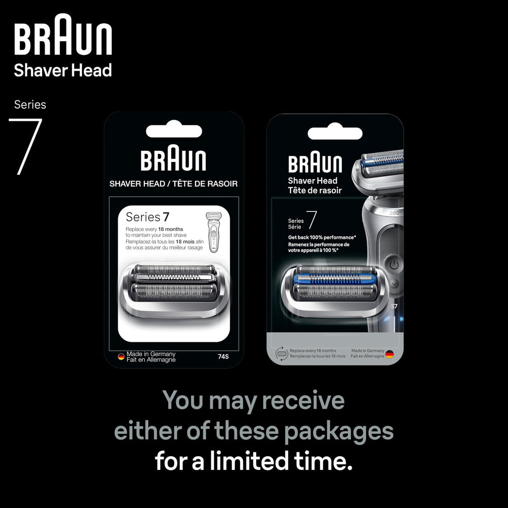 Braun foil technology protects skin during shaving.