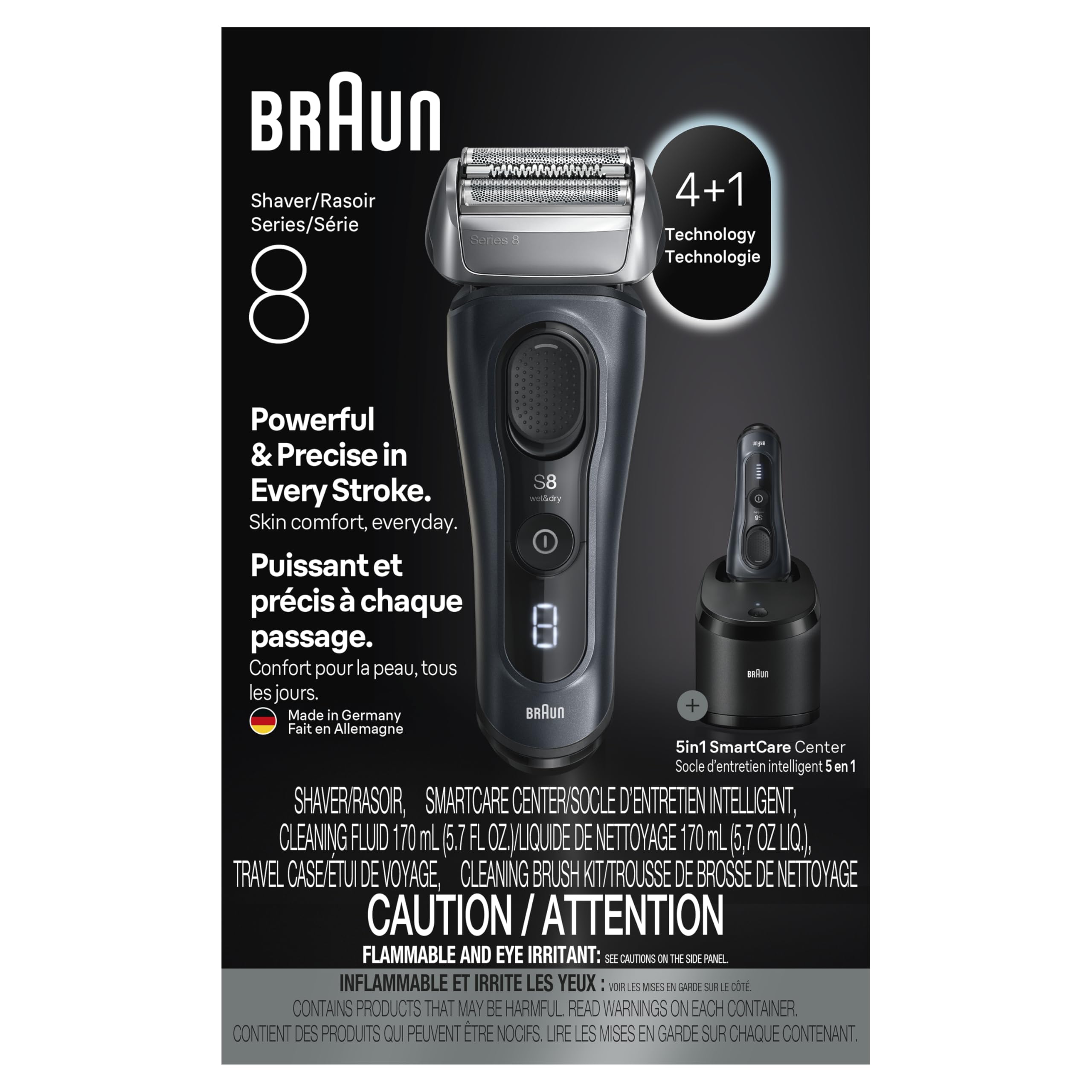 Braun gift set with deluxe holiday packaging.