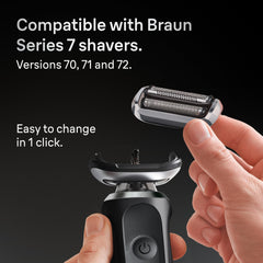 Original Braun head made in Germany for safe replacement.