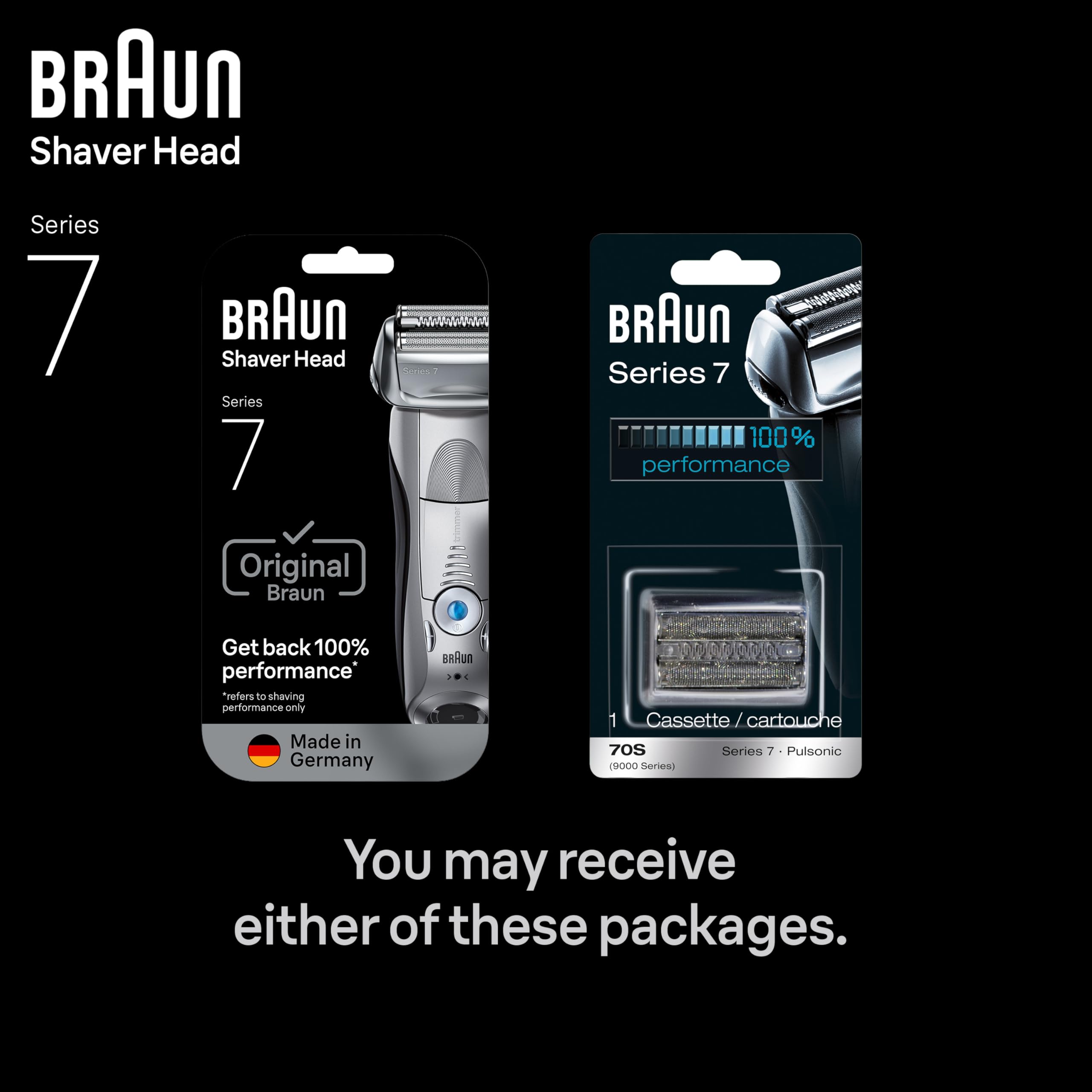 Braun replacement part quality craftsmanship ensures durable shave performance.