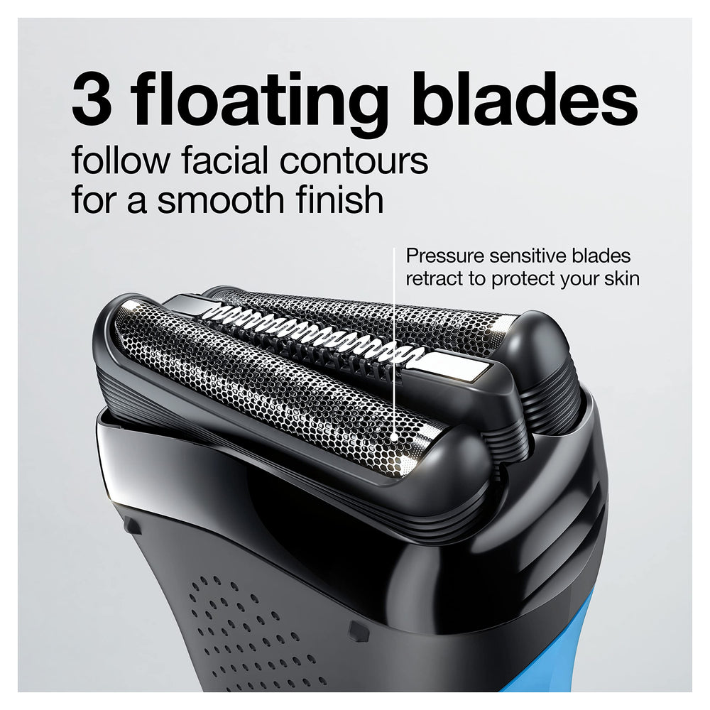 Braun Series 3 310s three-flex head adapts to contours