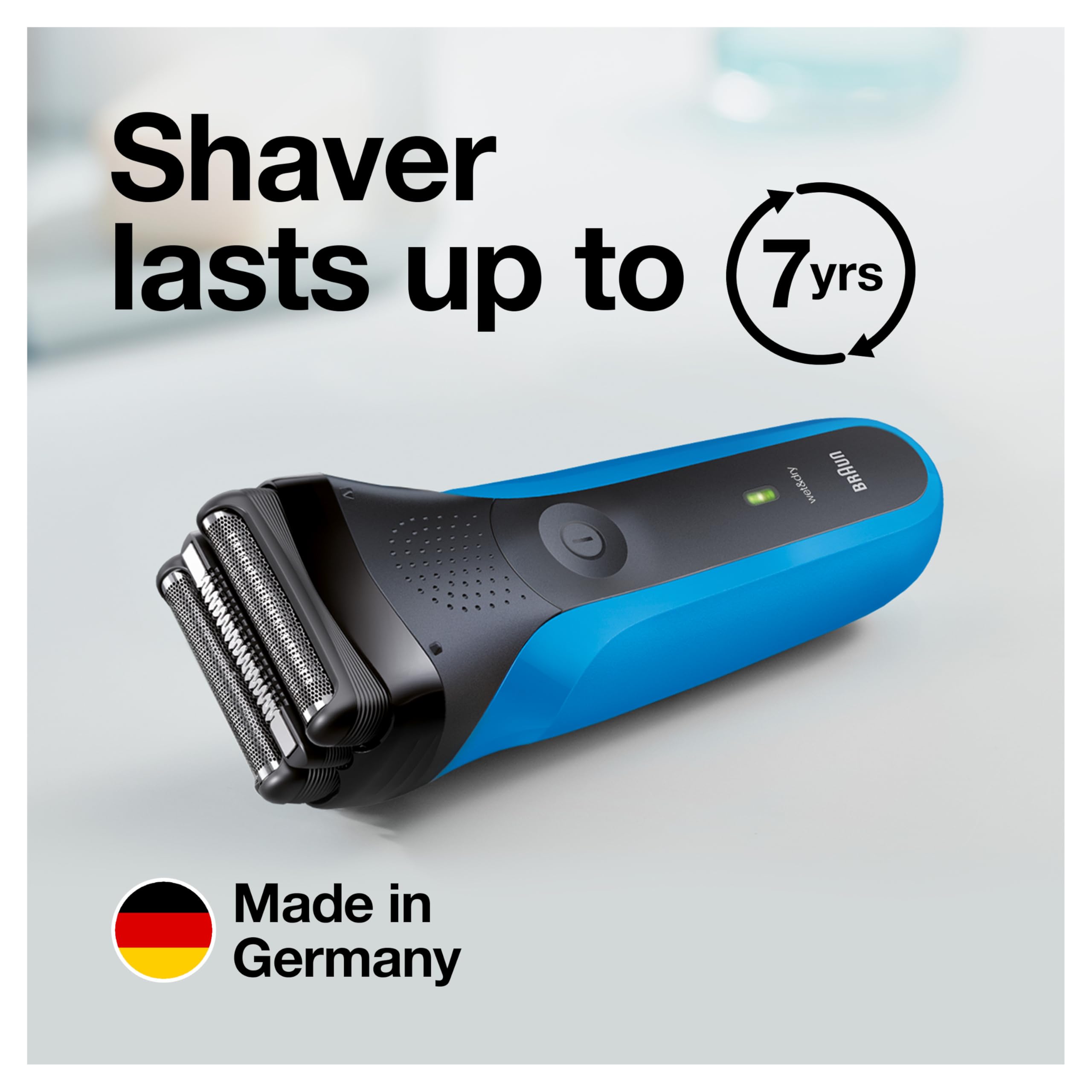 Braun Series 3 310s up to 30 minutes of shaving