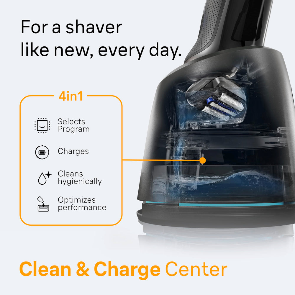 Braun Series 5 4-in-1 Clean and Charge Center included