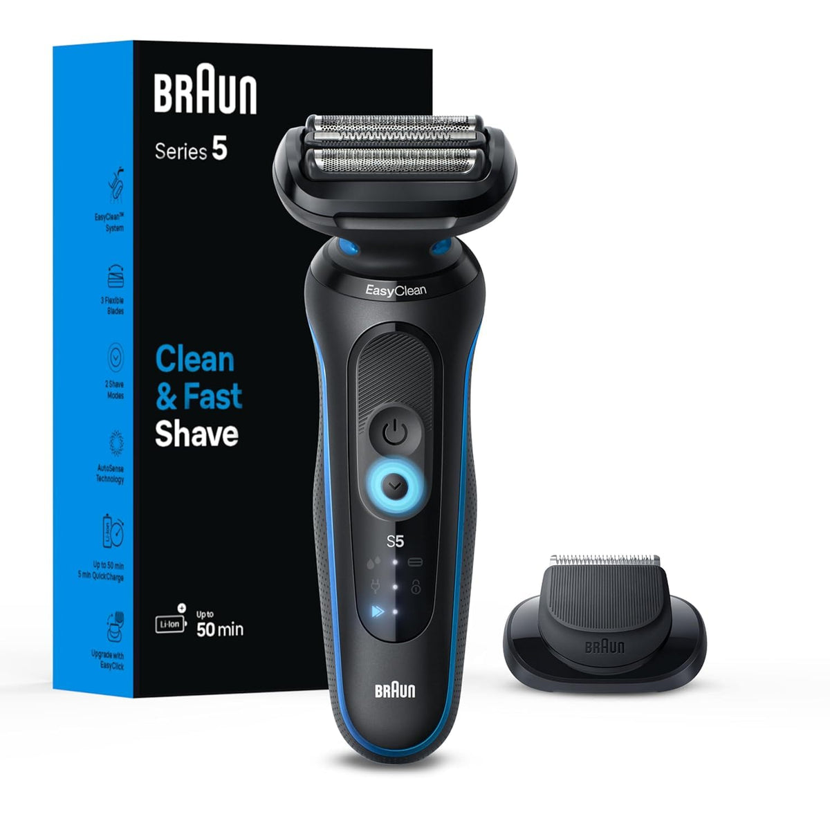 Braun Series 5 5118s close shave for a smooth daily routine.