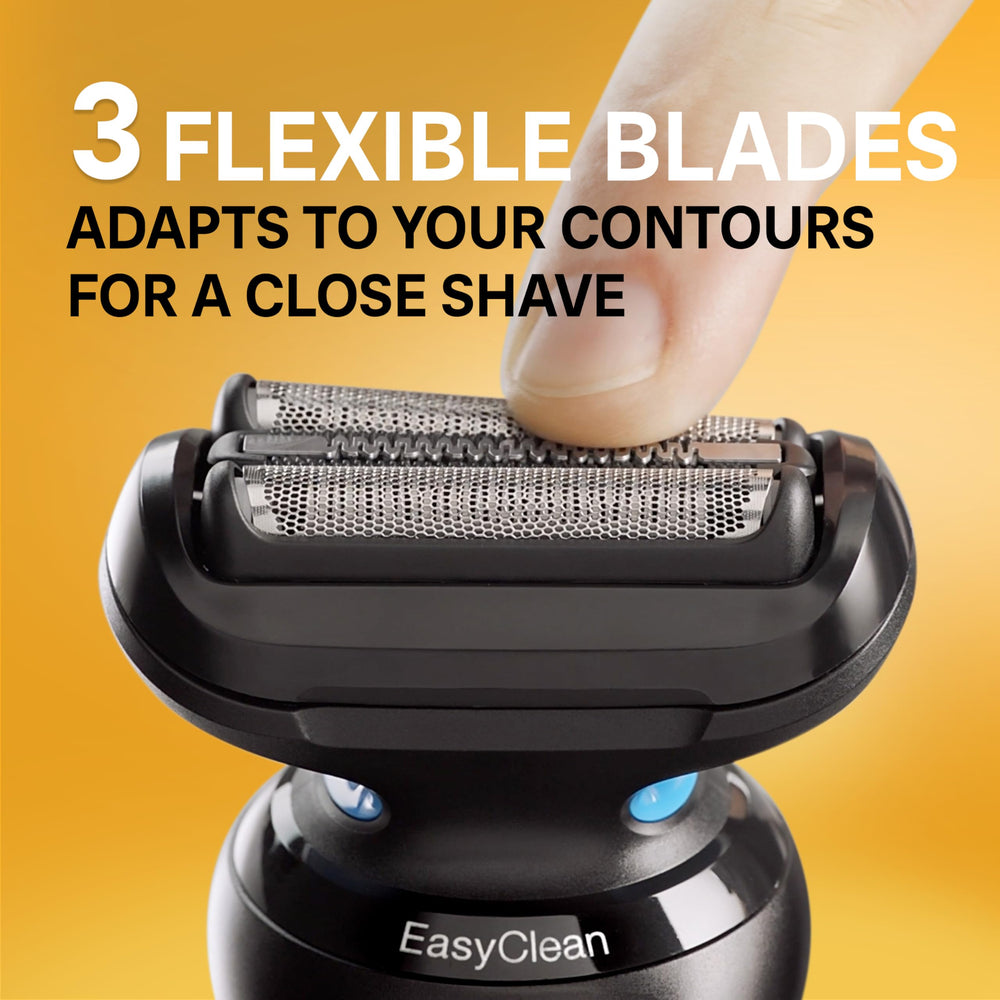 Braun Series 5 5120s beard trimmer attachments for precise grooming.