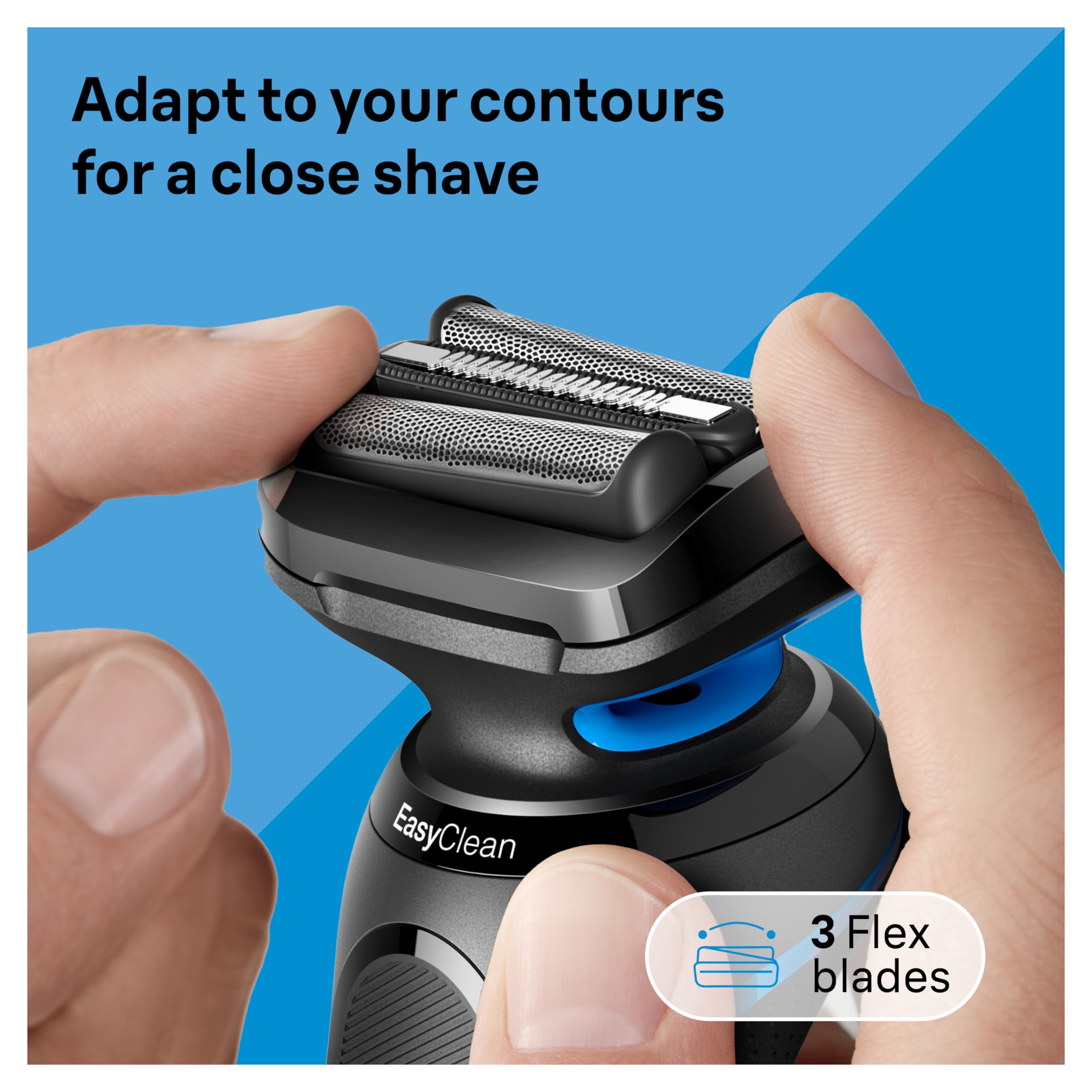 EasyClick attachments enable quick customization on Braun Series 5 5150cs