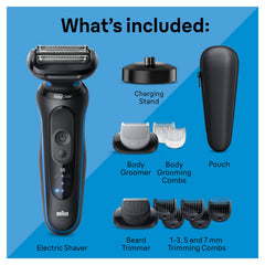 Turbo mode activation on Braun Series 5 5150cs for faster shaving results