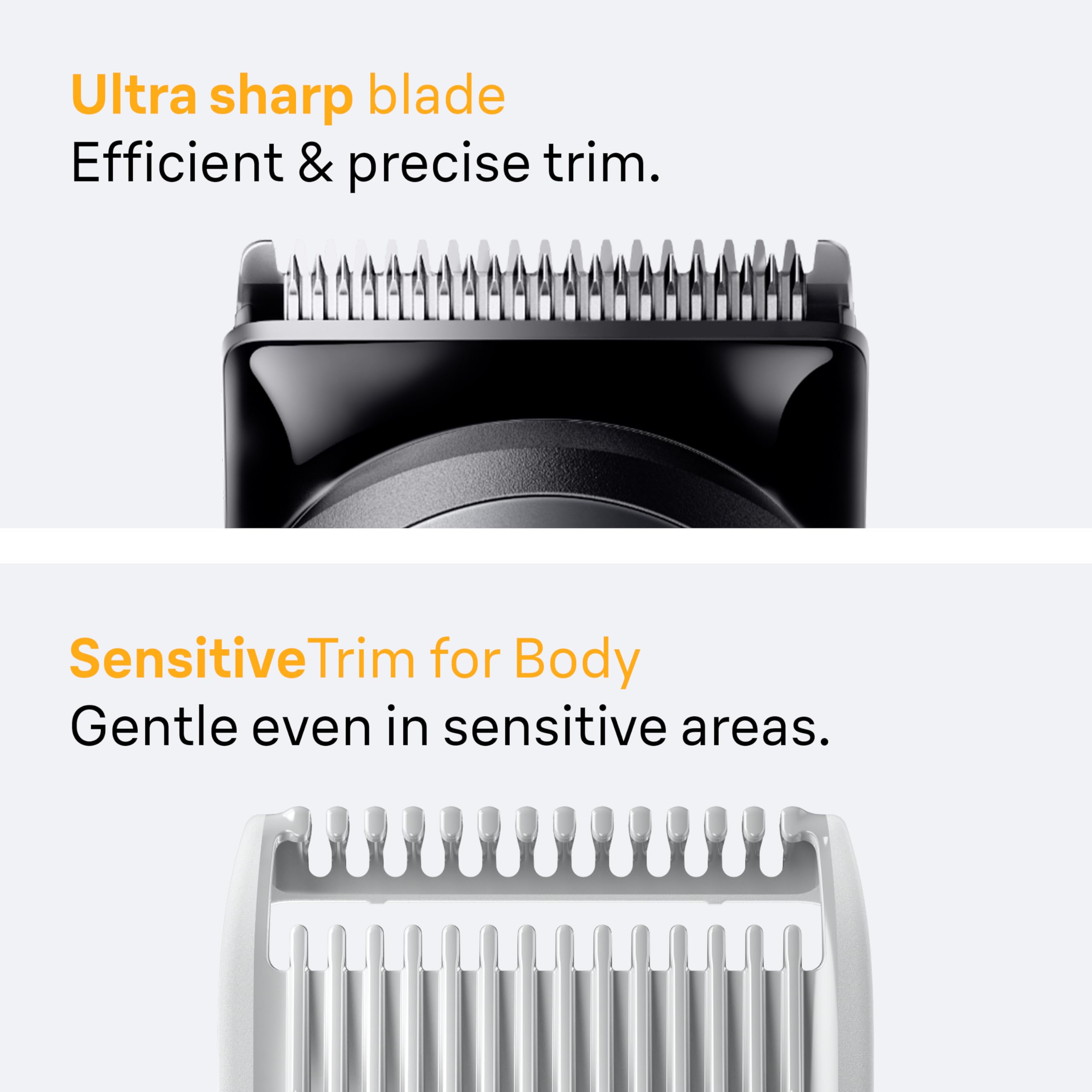 Beard trimming with Braun Series 5 40-length settings