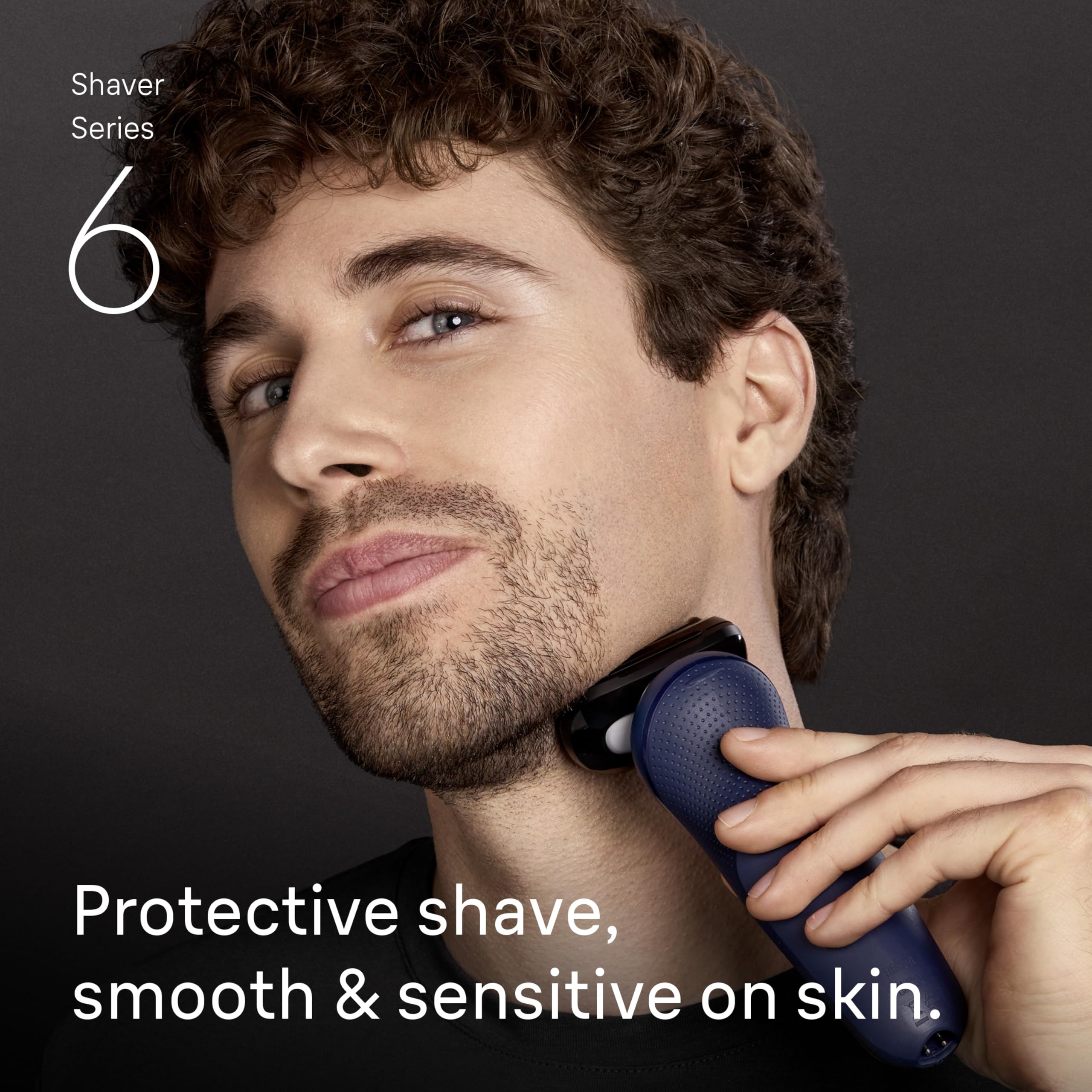 Braun Series 6 SmartMotor auto adapts to beard density.