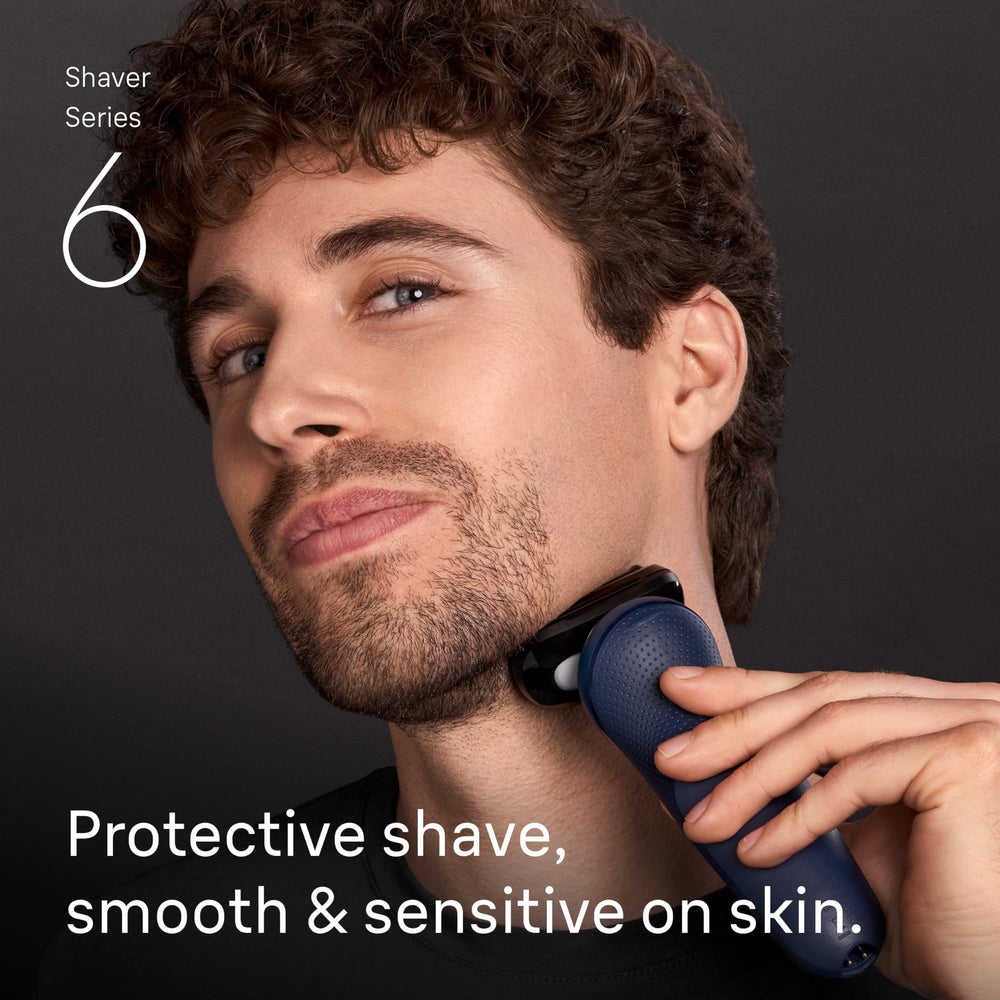 Braun Series 6 SmartMotor auto adapts to beard density.