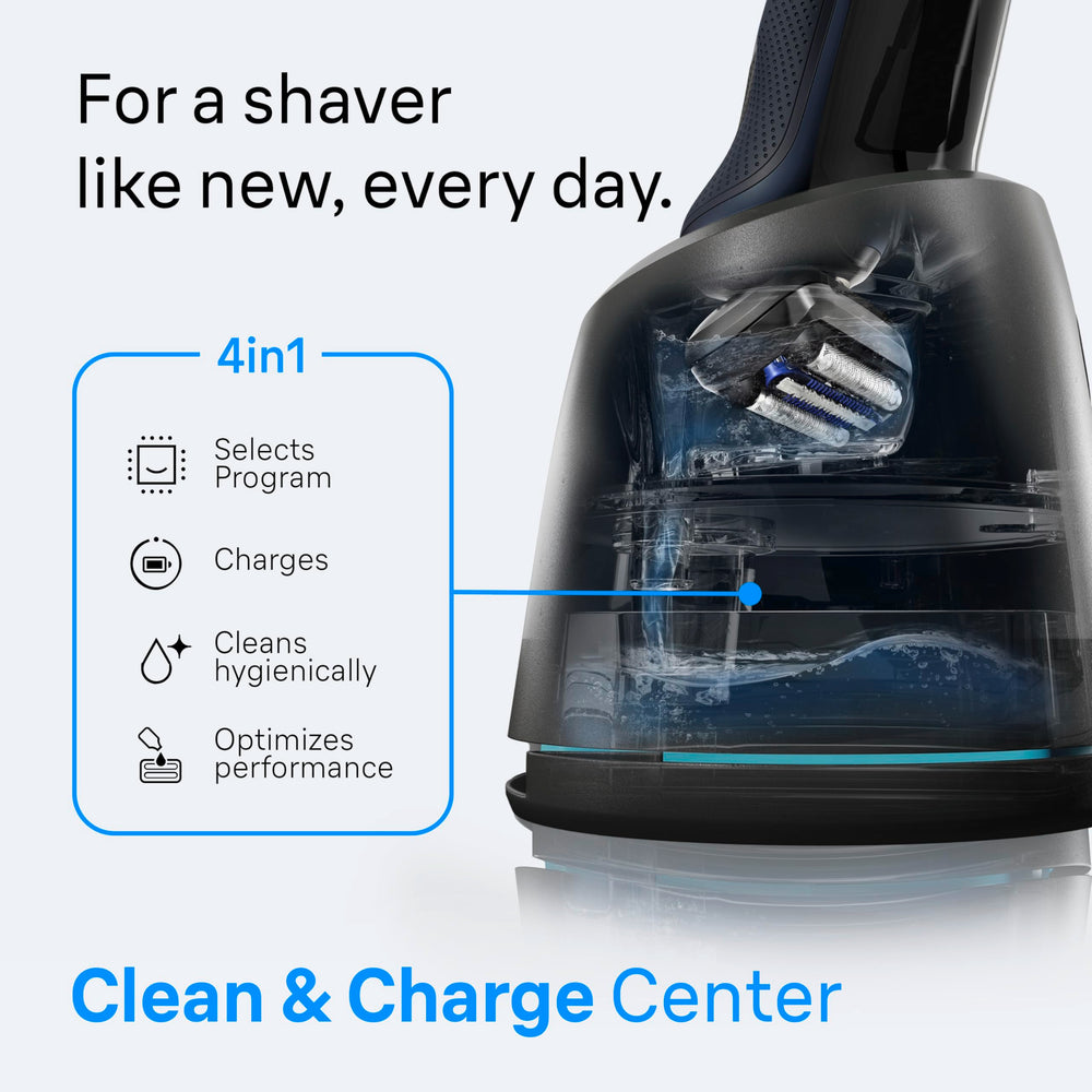 Braun Series 6 wet and dry use for flexible grooming.