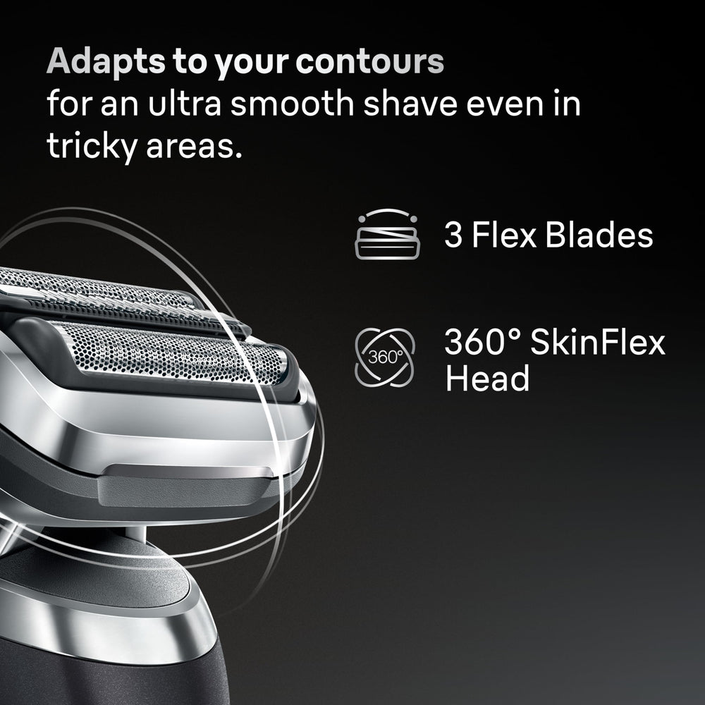 Easy one-click attachment for quick head replacement.