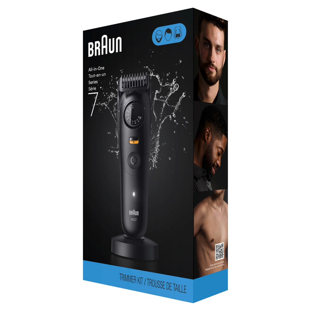 Braun Series 7 Pro ergonomic grooming design for easy handling.