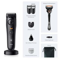 Braun Series 7 Pro Gillette razor attachment for comfortable close shave.