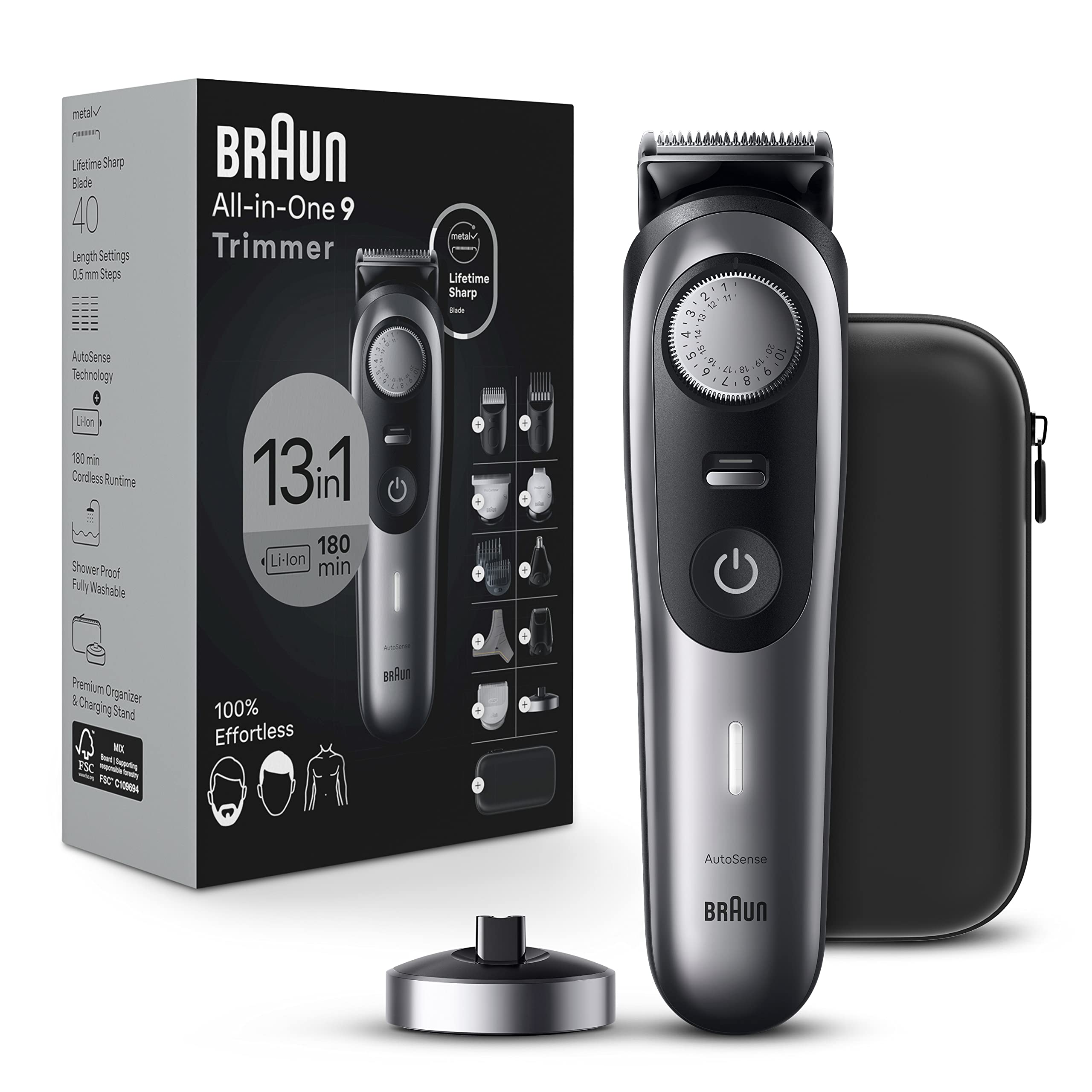 Braun Series 9 mini foil shaver for close finishes